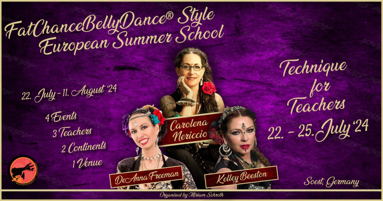 SOLD OUT: FCBD® Style European Summer School – Technique for Teachers –  Soest, Germany – FatChanceBellyDance®